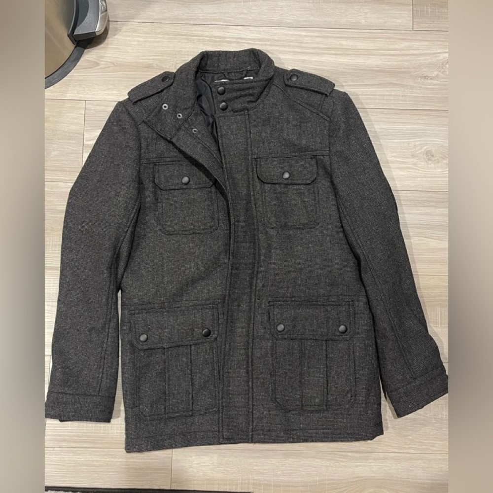 Mens Apt9 gray dress coat